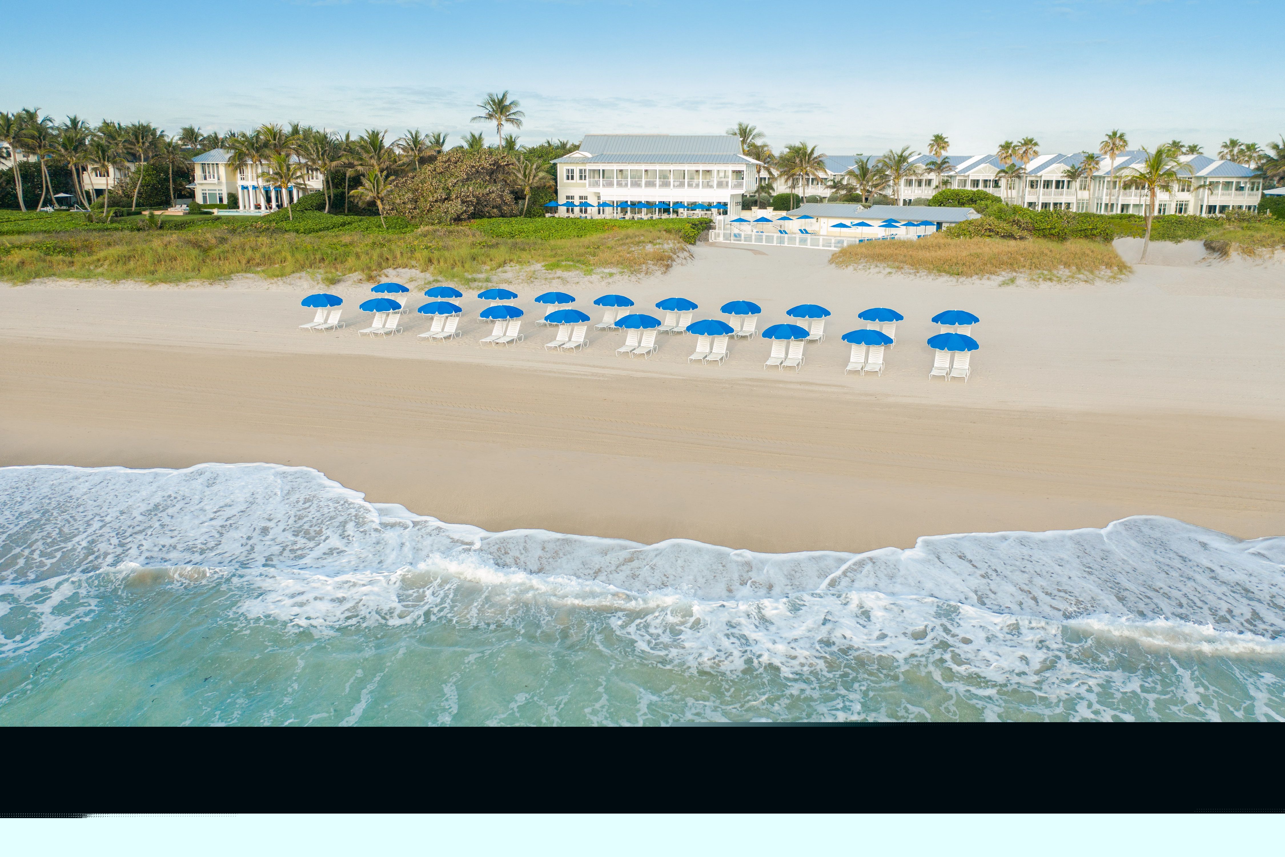 Aerial view of Delray Beach coastline